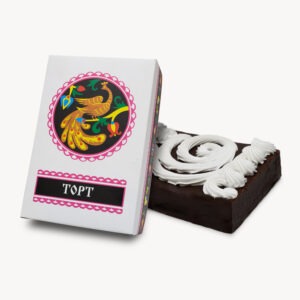 Торт «Птичье молоко с кофе»